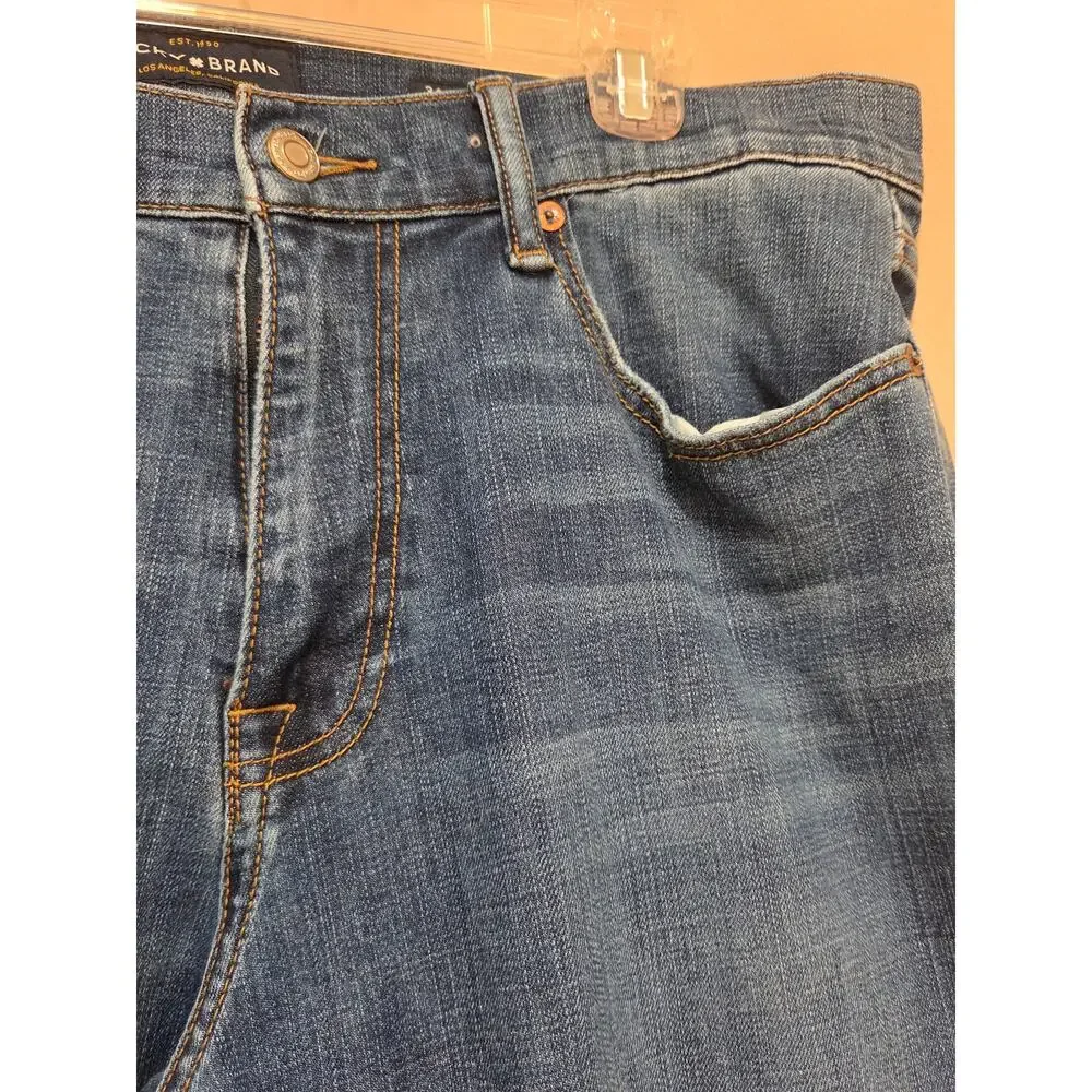 Lucky Brand 410 Athletic Slim Men's Blue Jeans Size 34/32